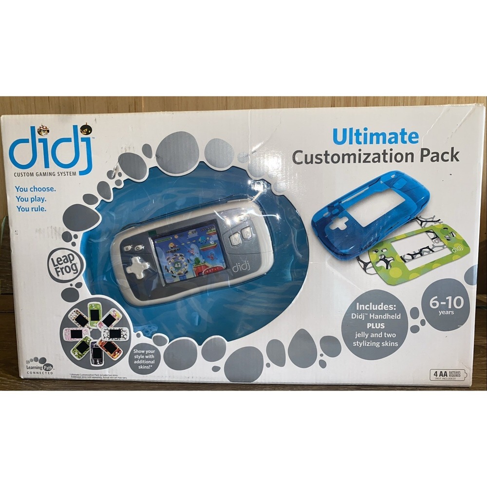 NEW LEAP FROG ultimate customization pack DIDJ Custom Learning Gaming System NIB